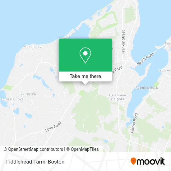 Fiddlehead Farm map