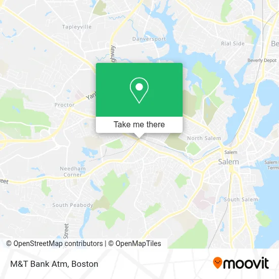 M&T Bank Atm map