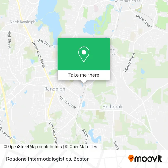 Roadone Intermodalogistics map