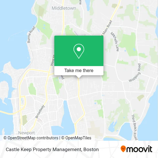 Castle Keep Property Management map