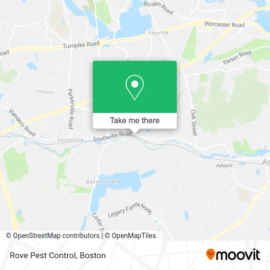Rove Pest Control map