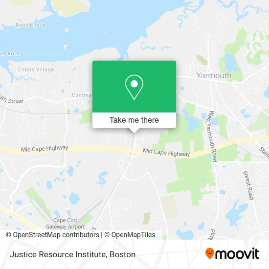 Justice Resource Institute map