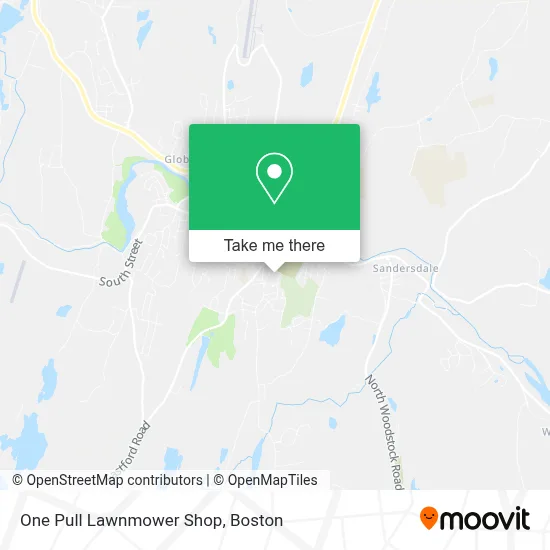 One Pull Lawnmower Shop map