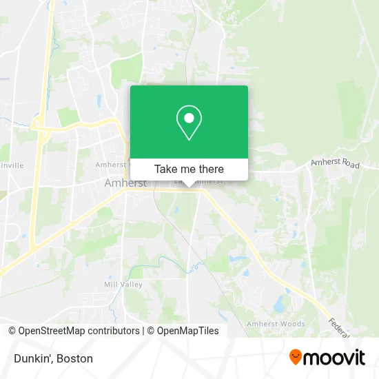 Dunkin' map