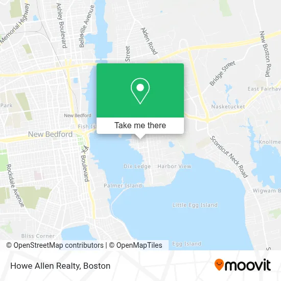 Howe Allen Realty map