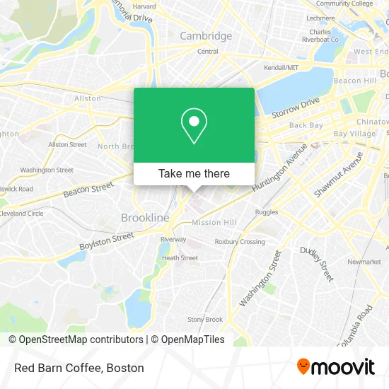 Red Barn Coffee map