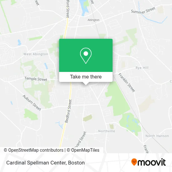 Cardinal Spellman Center map