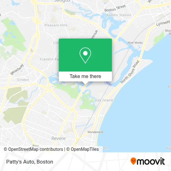 Patty's Auto map