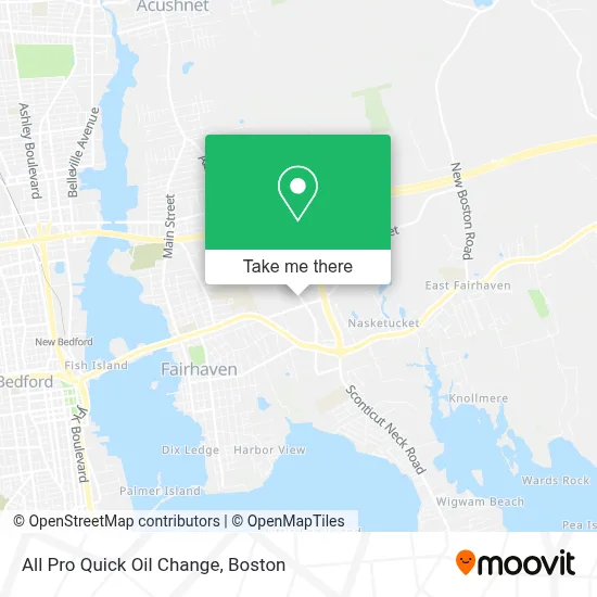 All Pro Quick Oil Change map