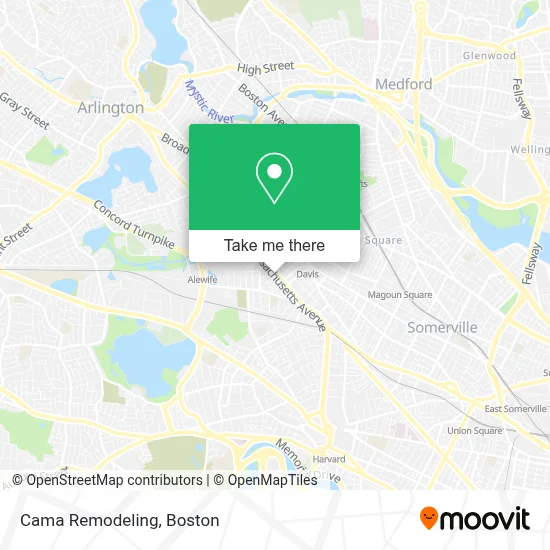 Cama Remodeling map
