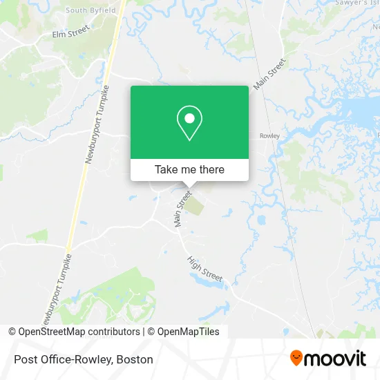 Post Office-Rowley map
