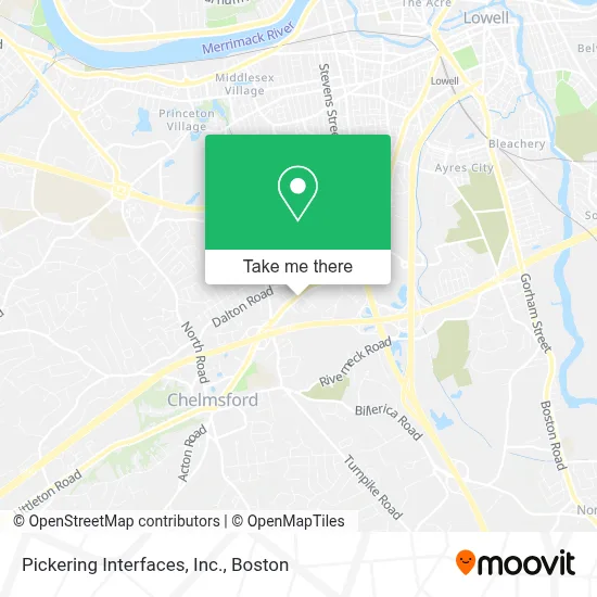 Pickering Interfaces, Inc. map