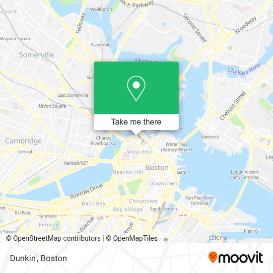 Dunkin' map