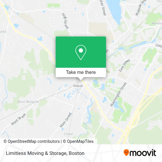 Limitless Moving & Storage map