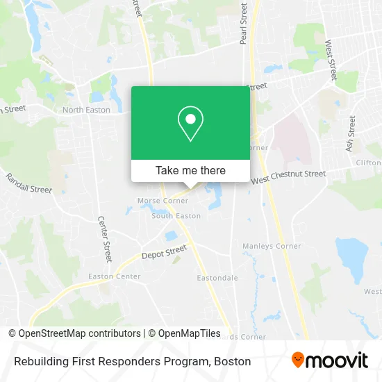 Rebuilding First Responders Program map