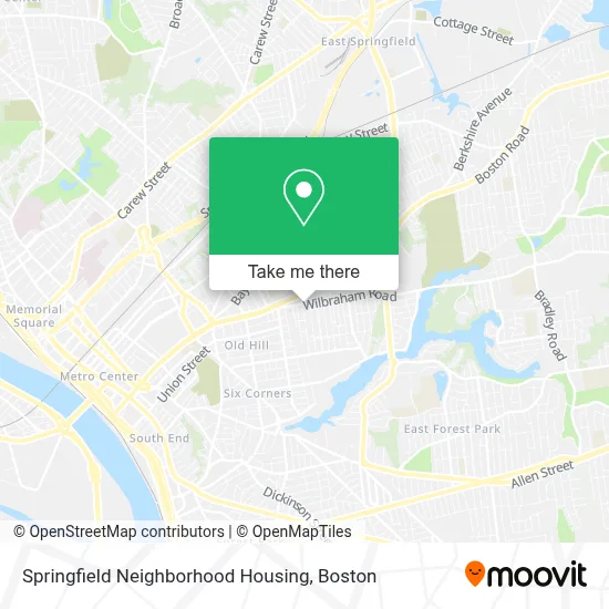 Springfield Neighborhood Housing map