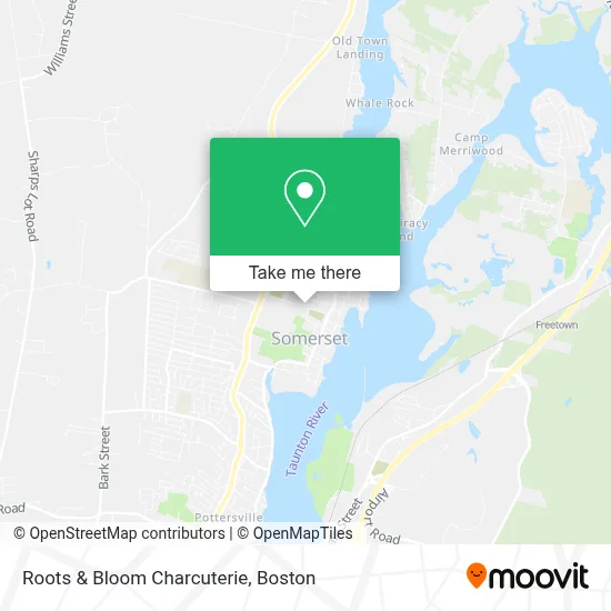 Roots & Bloom Charcuterie map