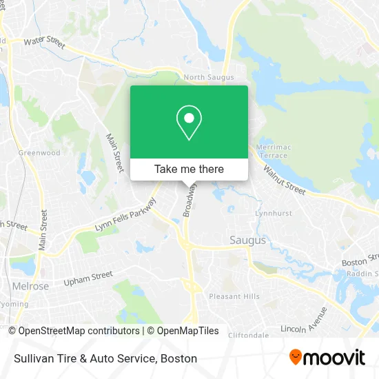 Sullivan Tire & Auto Service map