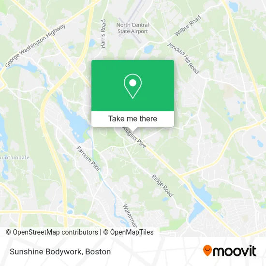 Sunshine Bodywork map