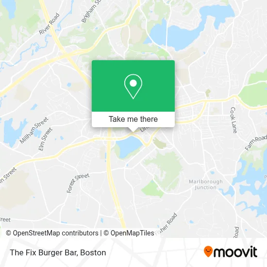 The Fix Burger Bar map