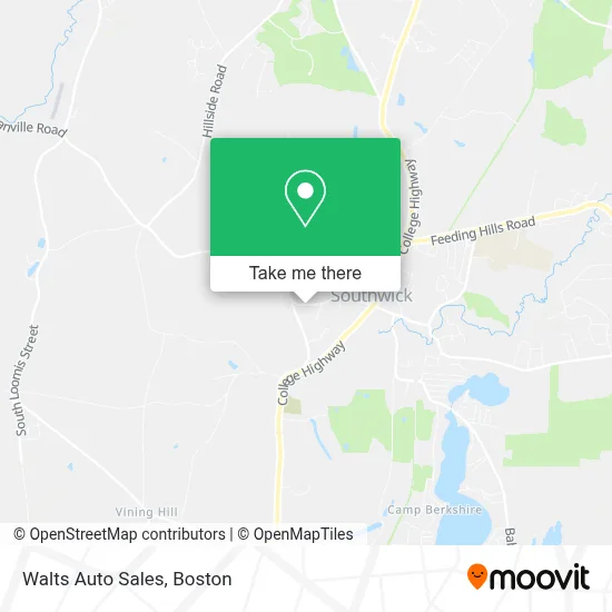 Walts Auto Sales map