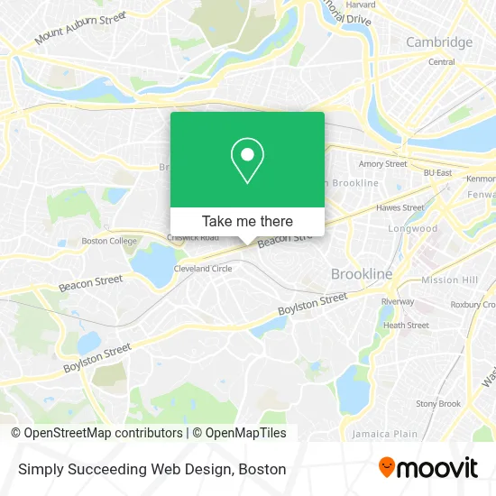 Simply Succeeding Web Design map