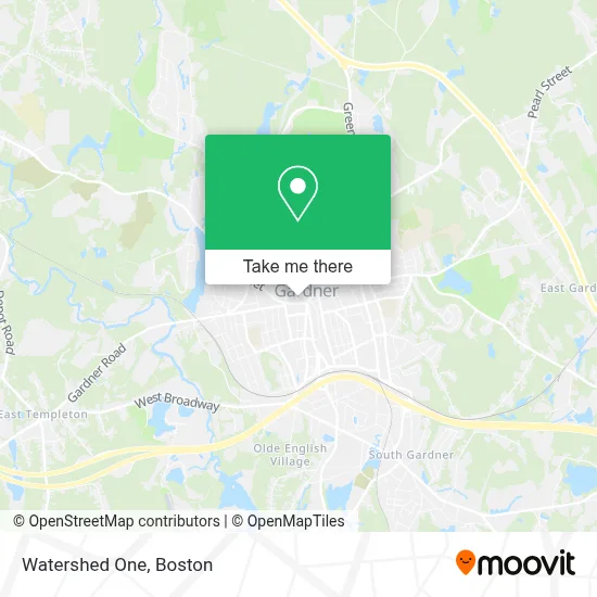 Watershed One map
