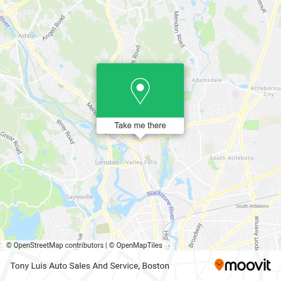 Tony Luis Auto Sales And Service map