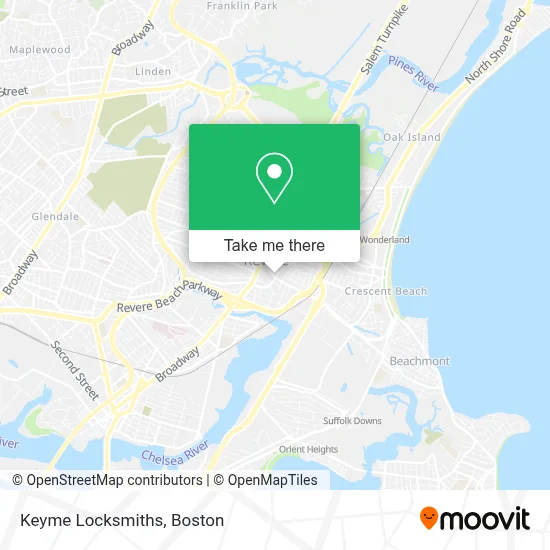 Keyme Locksmiths map