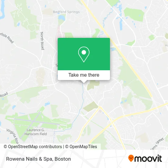 Rowena Nails & Spa map