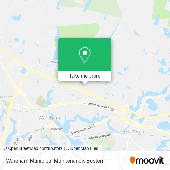 Wareham Municipal Maintenance map