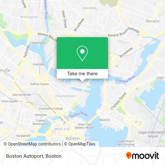 Boston Autoport map