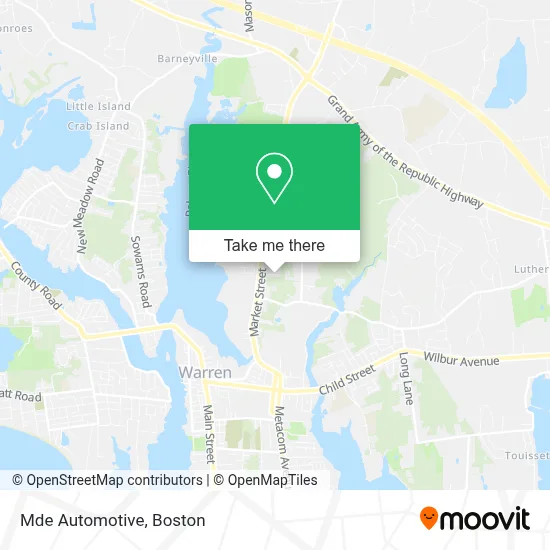 Mde Automotive map