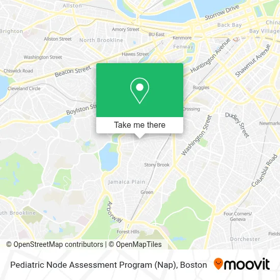 Pediatric Node Assessment Program (Nap) map