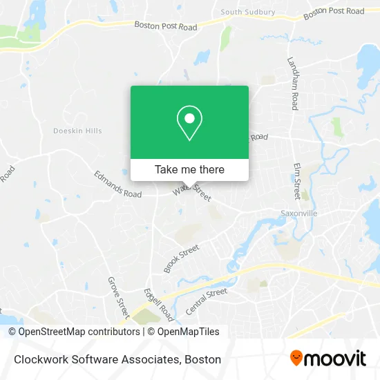 Clockwork Software Associates map