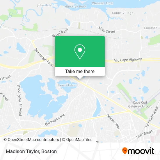 Madison Taylor map
