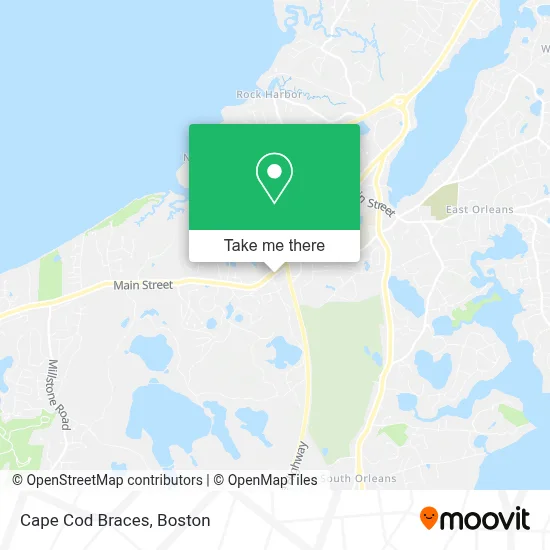 Cape Cod Braces map