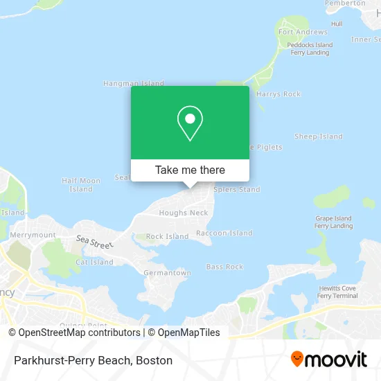 Parkhurst-Perry Beach map