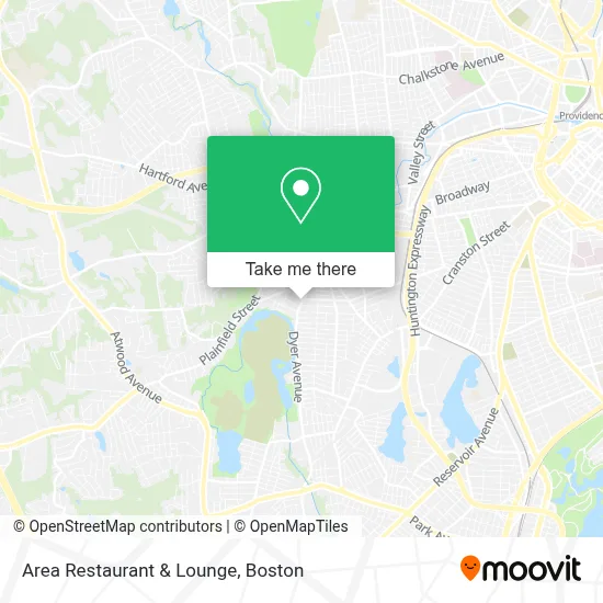 Area Restaurant & Lounge map
