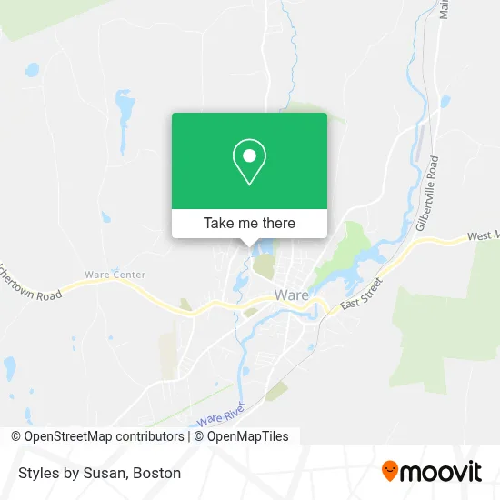 Styles by Susan map