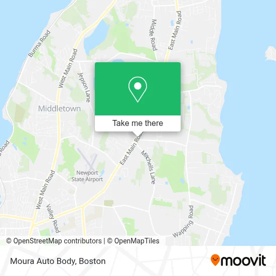 Moura Auto Body map