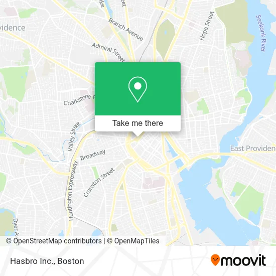 Hasbro Inc. map