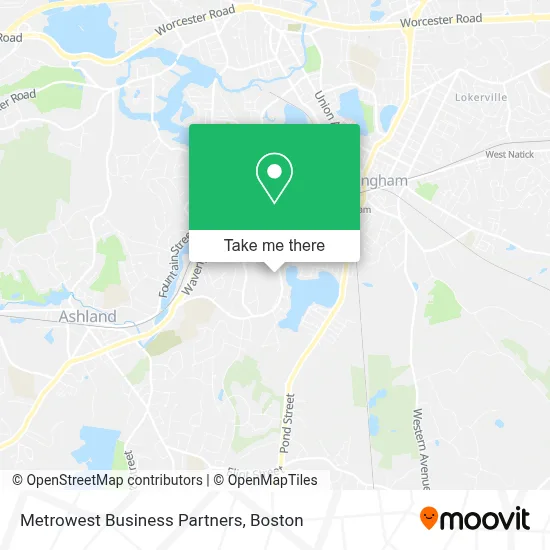 Metrowest Business Partners map