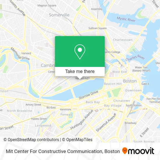 Mit Center For Constructive Communication map