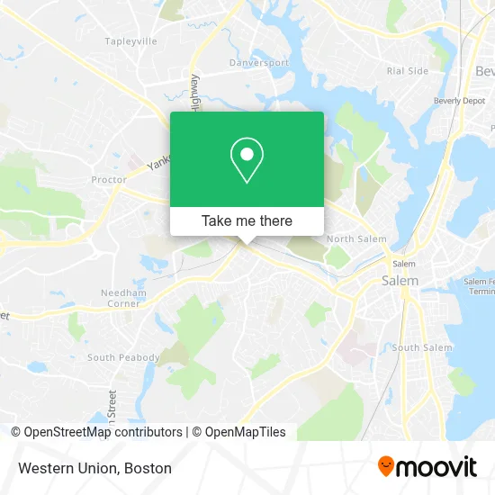Western Union map