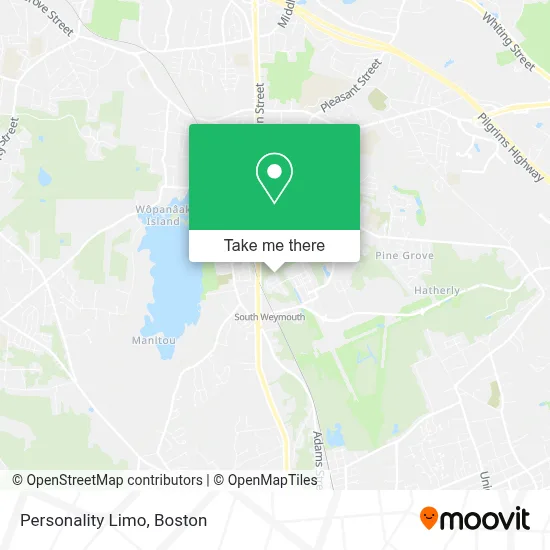 Personality Limo map