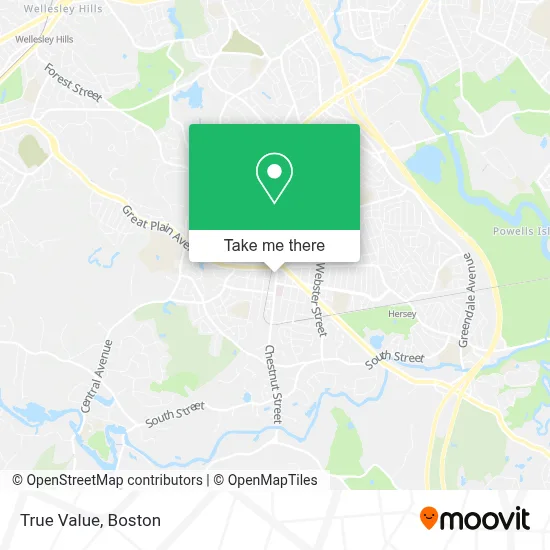 True Value map