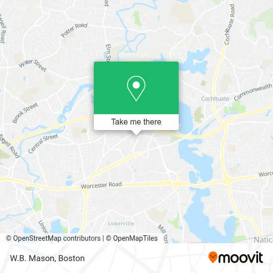 W.B. Mason map