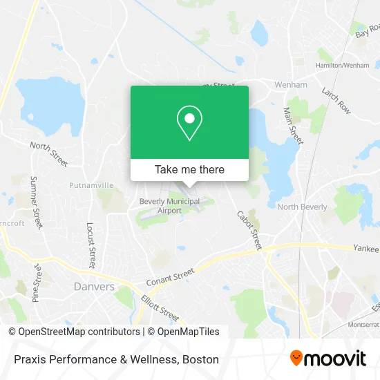 Praxis Performance & Wellness map