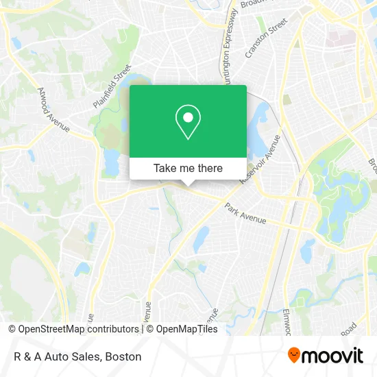 R & A Auto Sales map